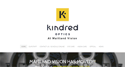 Desktop Screenshot of maitlandvisioncenter.com