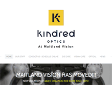 Tablet Screenshot of maitlandvisioncenter.com